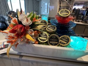 Champagne & Caviar Welcome onboard Silver Endeavour during an Arctic Cruise