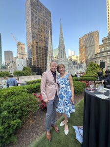 Cruise and Tauck Tour & Africa Safari Expert Shawn Power with Tauck's CEO Jennifer Tombaugh