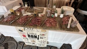 Local meats on Tauck's Rendezvous on the Seine River Cruise MS Esprit