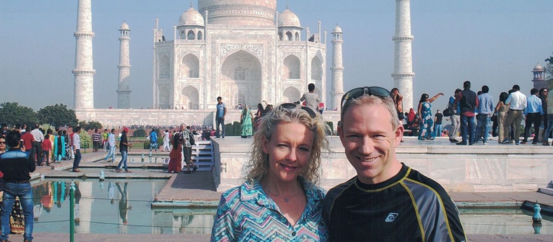 Nancy & Shawn Power at the Taj Mahal