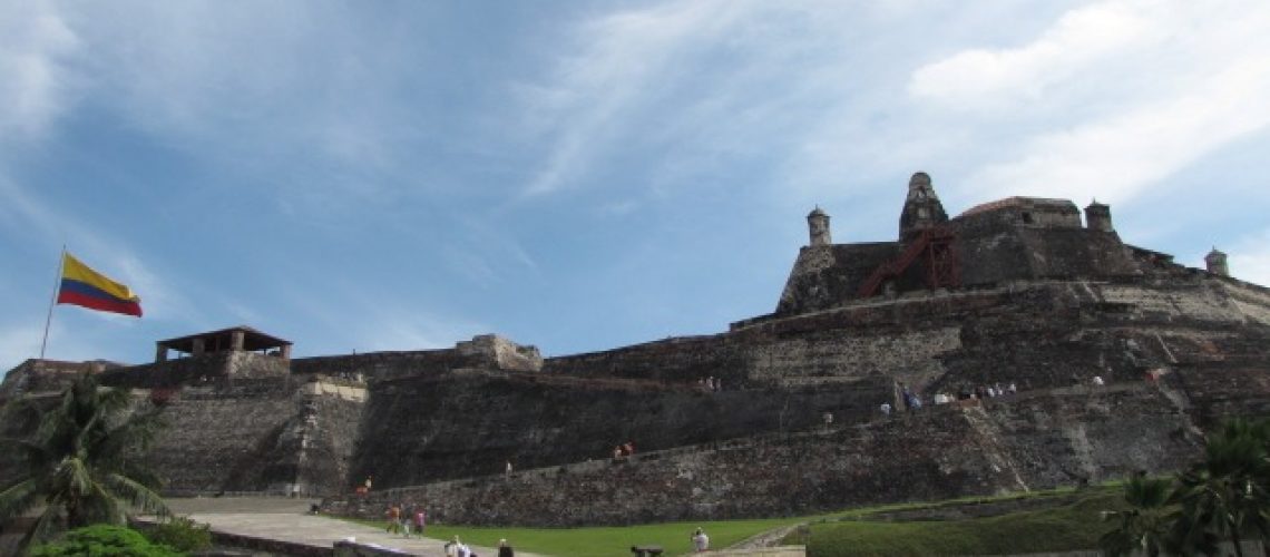 The "Castillo San Felipe de Barajas" Fort in Cartagena, Colombia