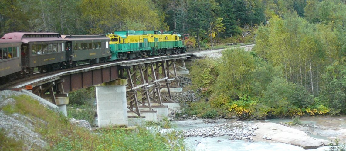 Picture of the White Pass Rail in Skagway, Alaska