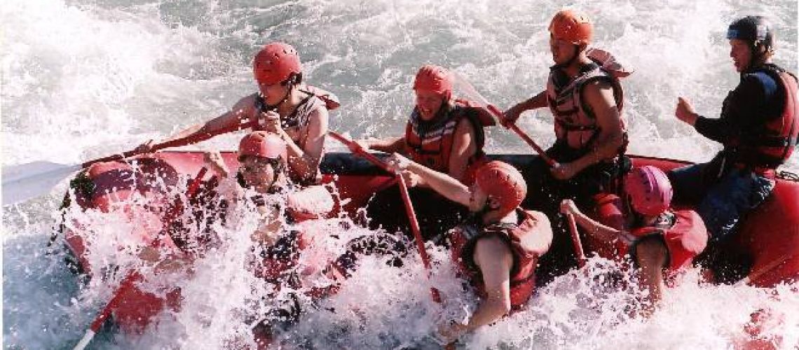 Nancy & Shawn Power White Water Rafting in Whistler