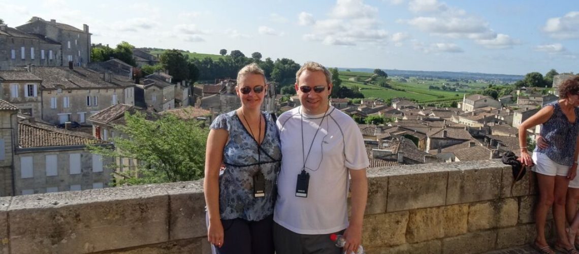 The town of St. Emilion on a river cruise tour